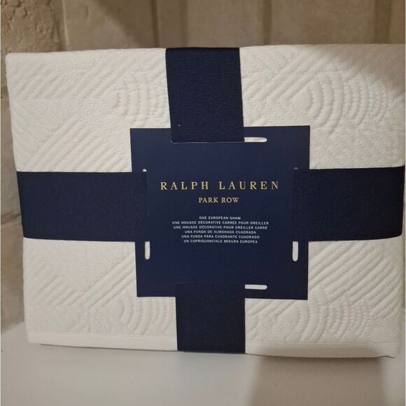 Ralph Lauren Quilted Chic Cream Elysia European Sham 26